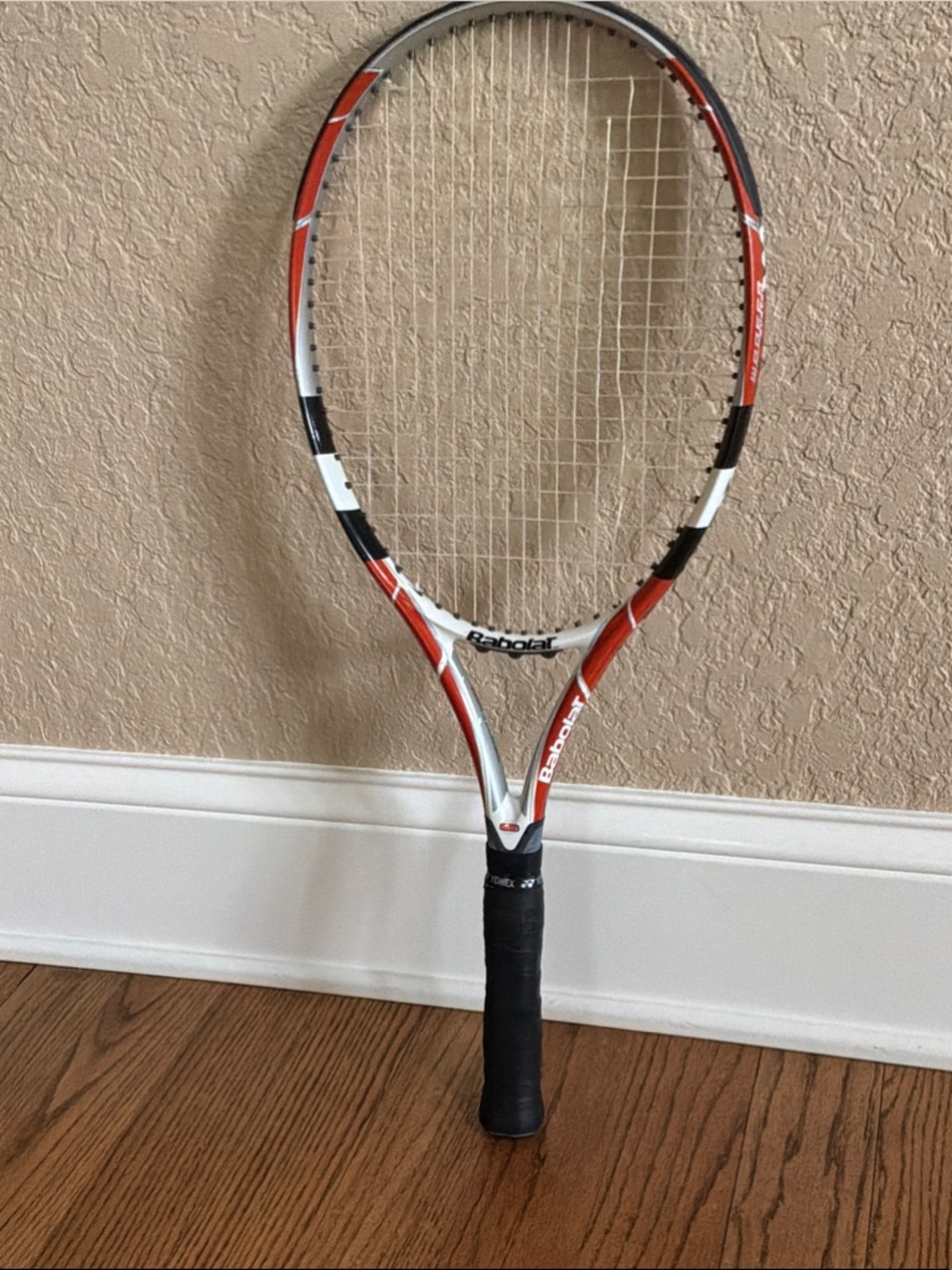 Babolat Orange & White Tennis Racket for Outdoor Play